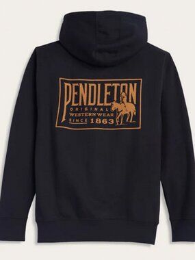 Pendleton Original Western Graphic Hoodie Sz XL